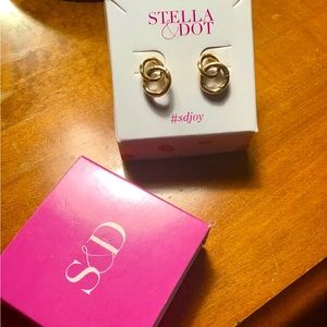 Stella & Dot Essential Convertible Hammered Hoops